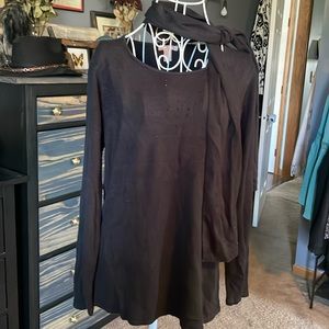 Black sweater with black rhinestones NWT